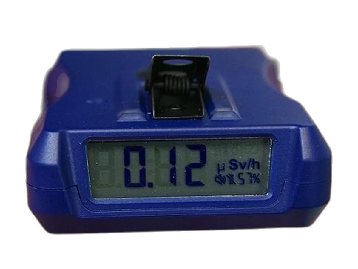 MS-EPD4 electronic personal dosimeter showing dose readout